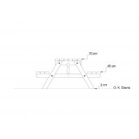 Classic Picnic Table -HEIDELORE
