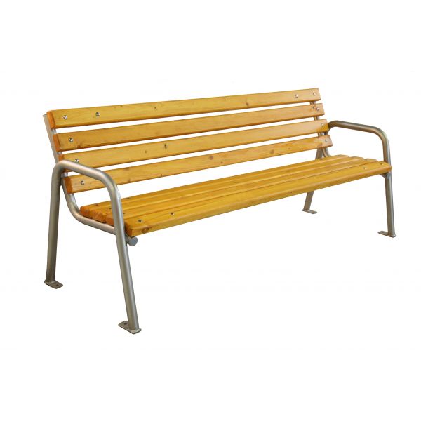 Wooden bench